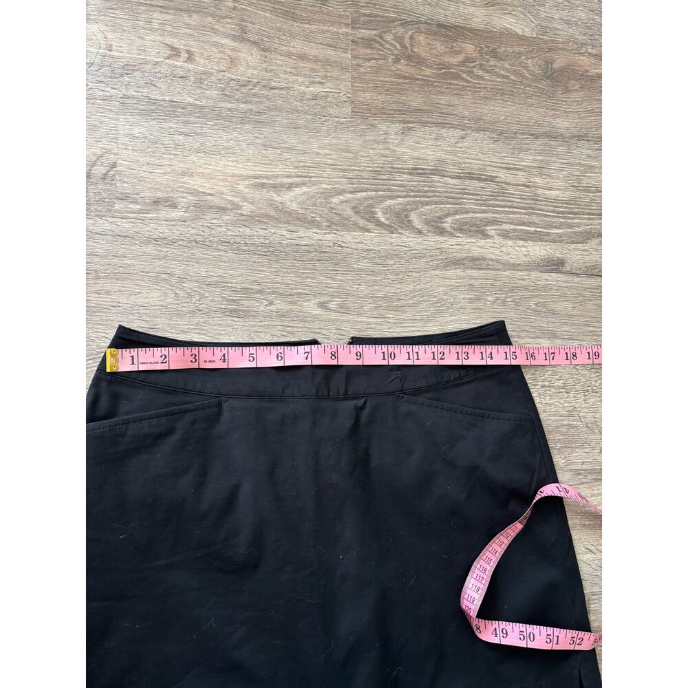 Ativa Black Skort, Cotton Mini Skirt Size 8 - Picture 7 of 8
